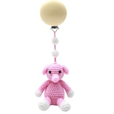 Kinderwagen-Spielzeug, Rosa Elefant