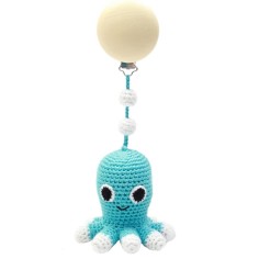 natureZOO Kinderwagen-Spielzeug, Turquoise Octopus