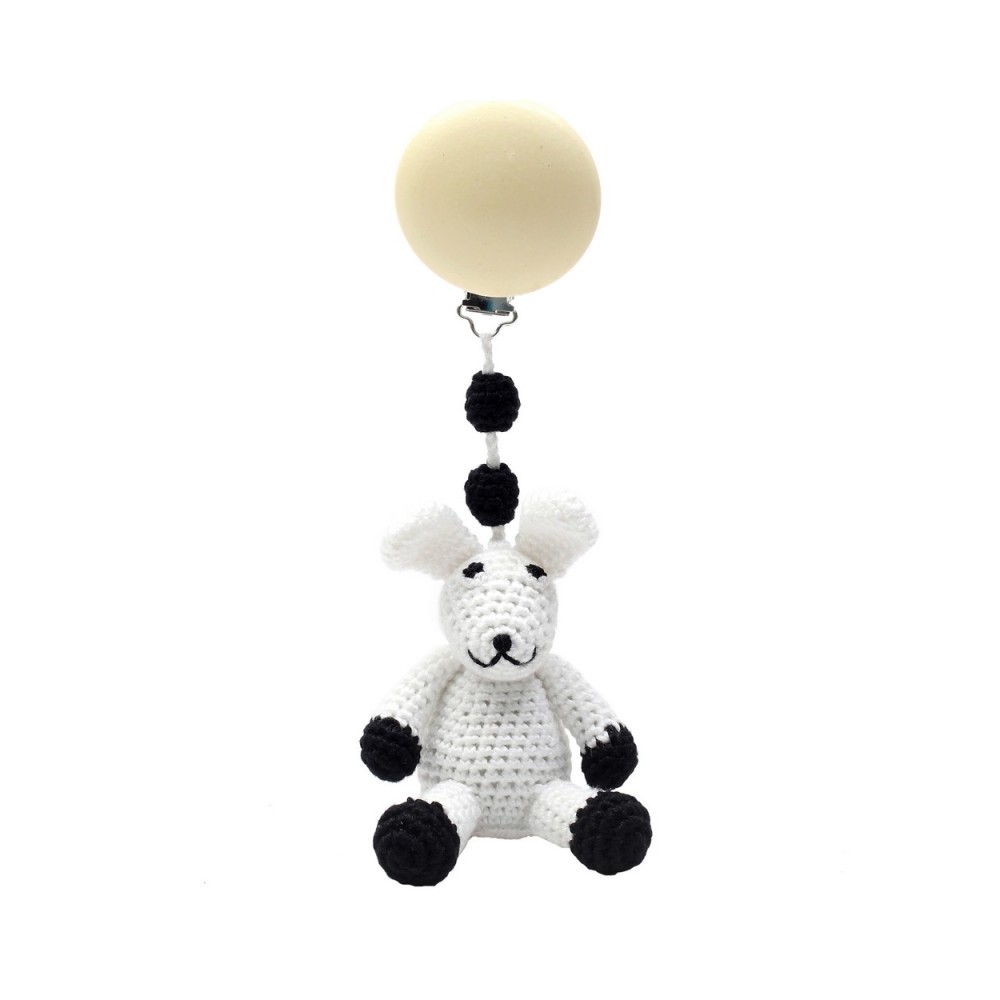 natureZOO Kinderwagen-Spielzeug, weisses Kaninchen