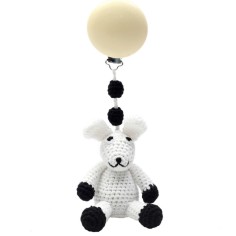 natureZOO Kinderwagen-Spielzeug, weisses Kaninchen