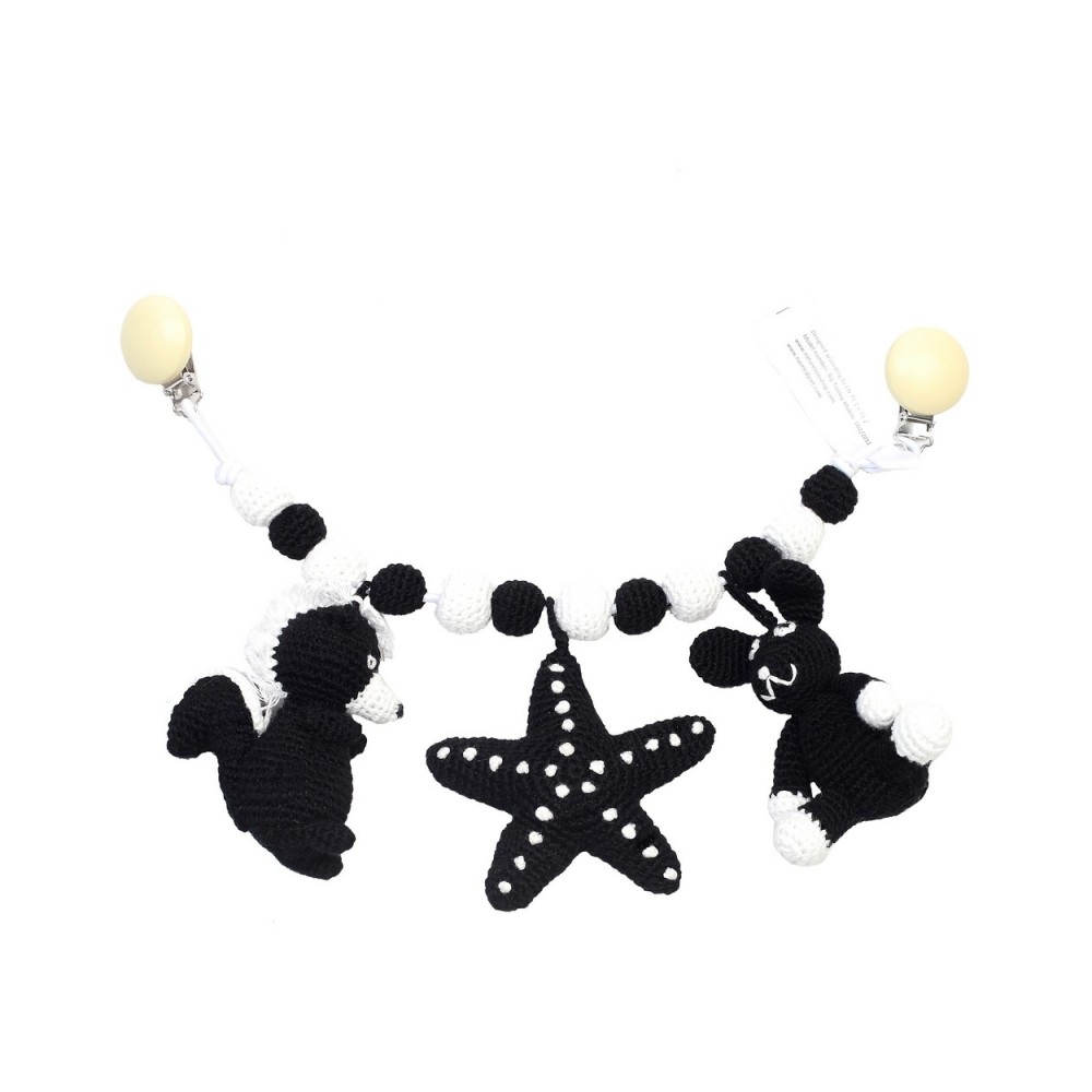 natureZOO Kinderwagenkette, Stinktier-Seestern-Kaninchen