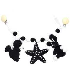 natureZOO Kinderwagenkette, Stinktier-Seestern-Kaninchen