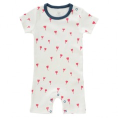 Fresk Babypyjama kurzarm, Tulip rot