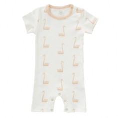 Fresk Babypyjama manches courtes, cygne