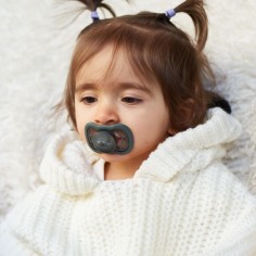 HeroPacifier Schnuller, Green&Black, +6 M. - 2er Pack