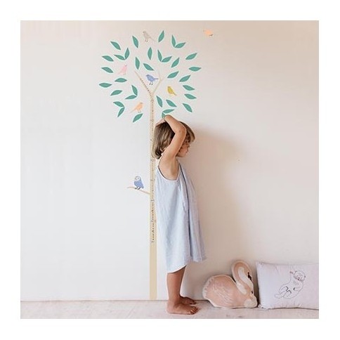 MIMIlou Wandsticker Messlatte, Baum