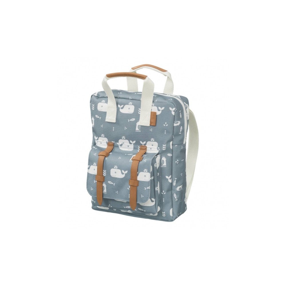 kleiner Kinder Rucksack, Wal Blau