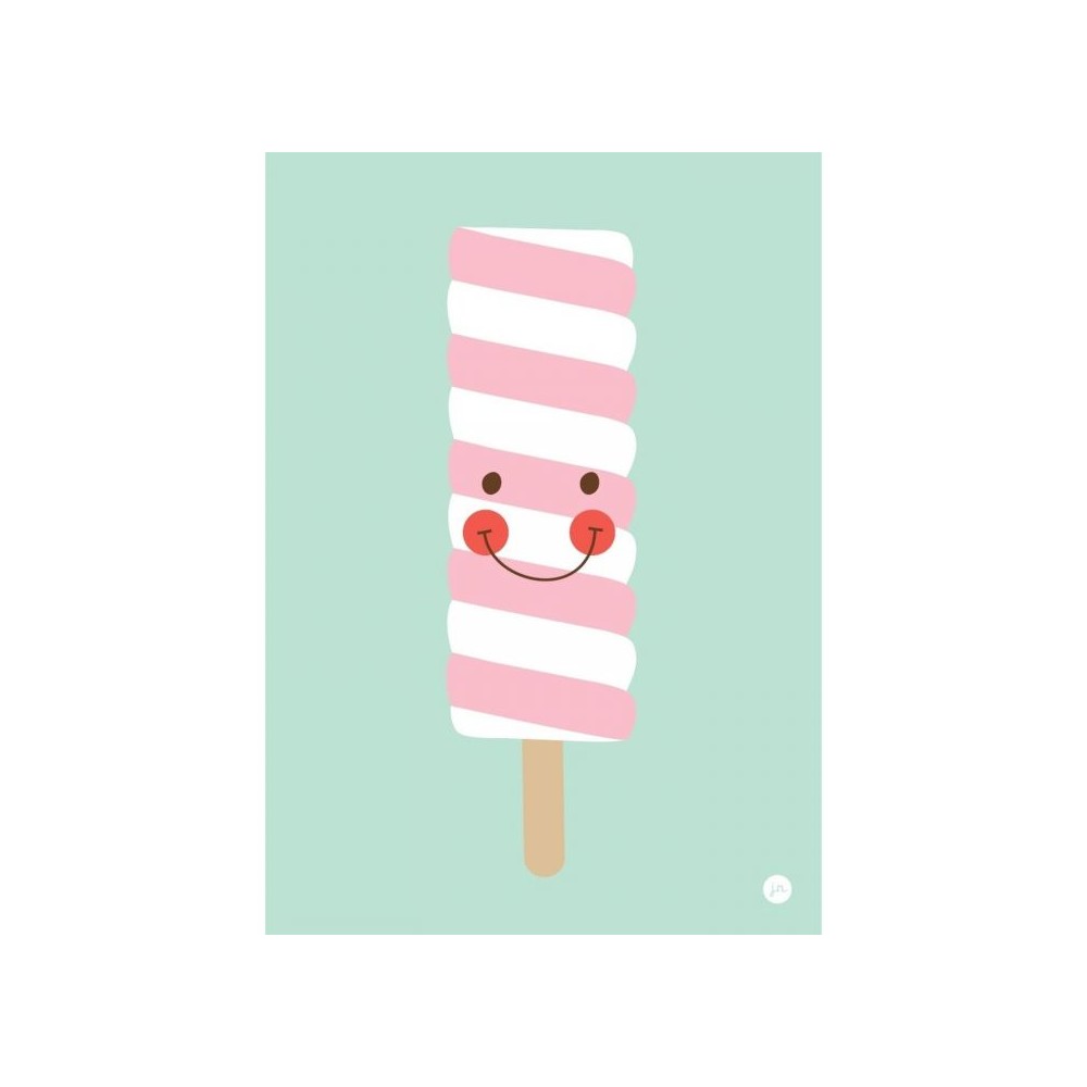 Petit Monkey Poster, Twister Mint