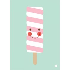 Petit Monkey Poster, Twister Mint