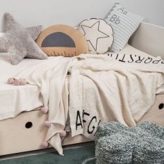 Lorena Canals gestricktes Kissen, Ruler