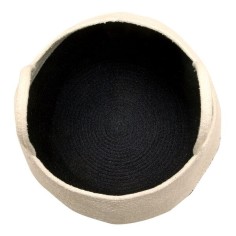 Lorena Canals Aufbewahrungskorb, Zoco Black/ Natural