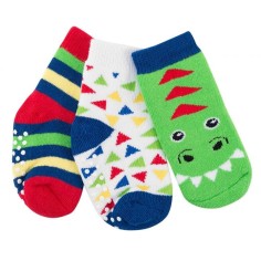 Zoocchini 3er Pack Söckchen, Devin der Dinosaurier