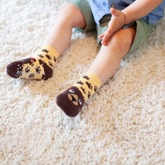 Zoocchini 3er Pack Söckchen, Bosley der Bär