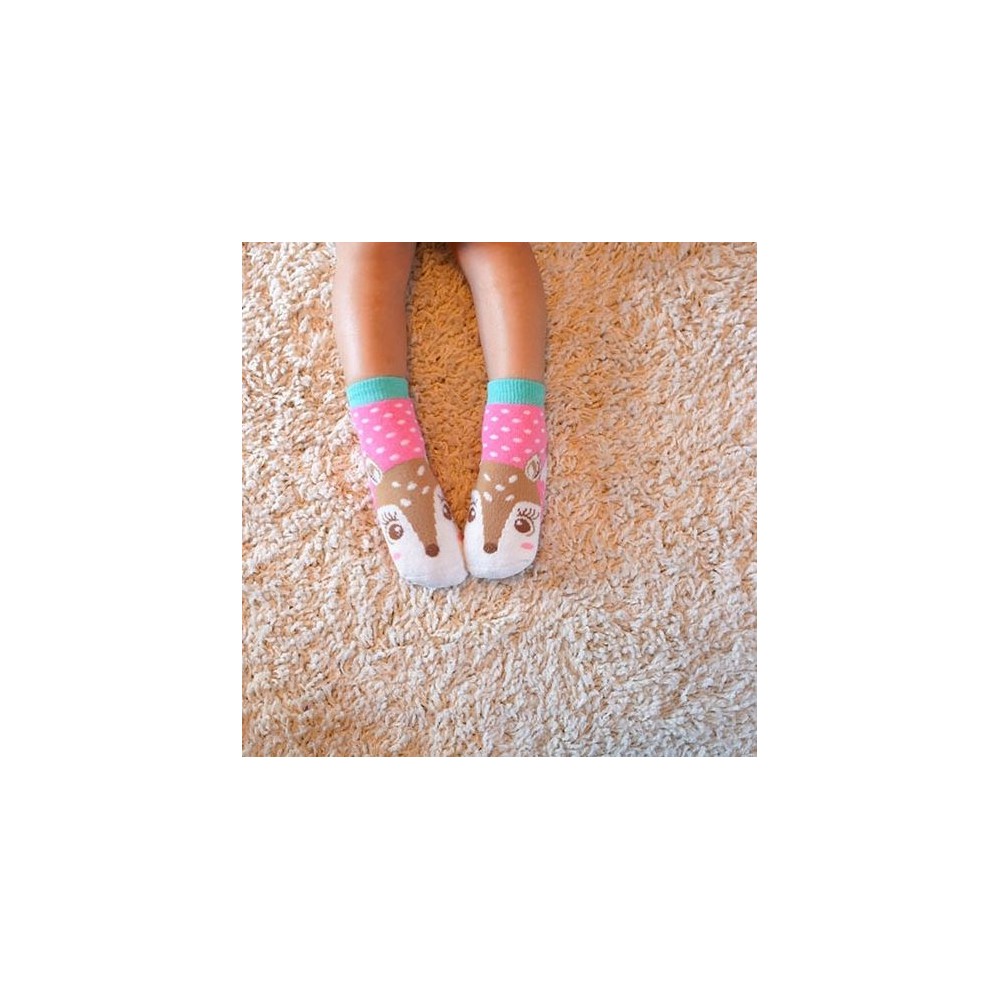 Zoocchini 3er Pack Söckchen, Fiona das Rehkitz
