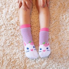 Zoocchini 3er Pack Söckchen, Bella das Häschen