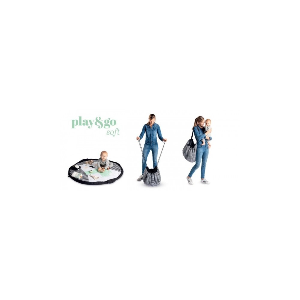 Play&Go Spielzeugtasche & Krabbeldecke 3-in-1, Pinguin