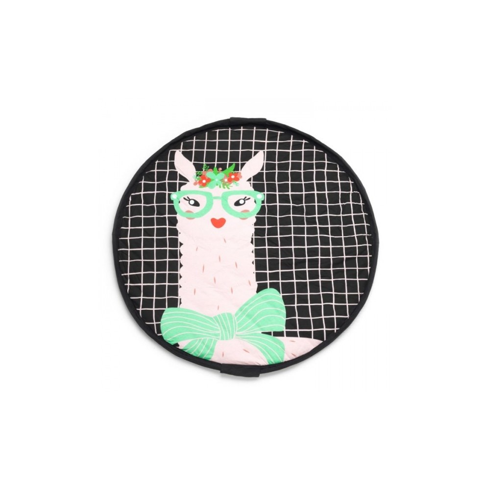 Spielzeugtasche & Krabbeldecke 3-in-1, Lama