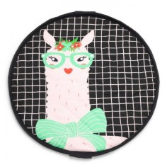 Spielzeugtasche & Krabbeldecke 3-in-1, Lama