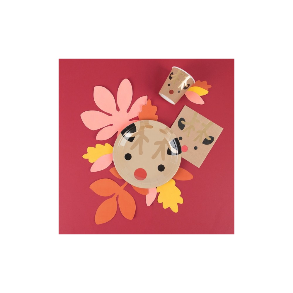 My Little Day Kartonbecher, Reh, 8-er Pack