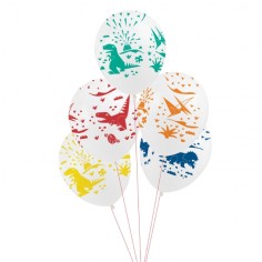 My Little Day Luftballone aus Latex, 5 Stk. - Dinosaurier