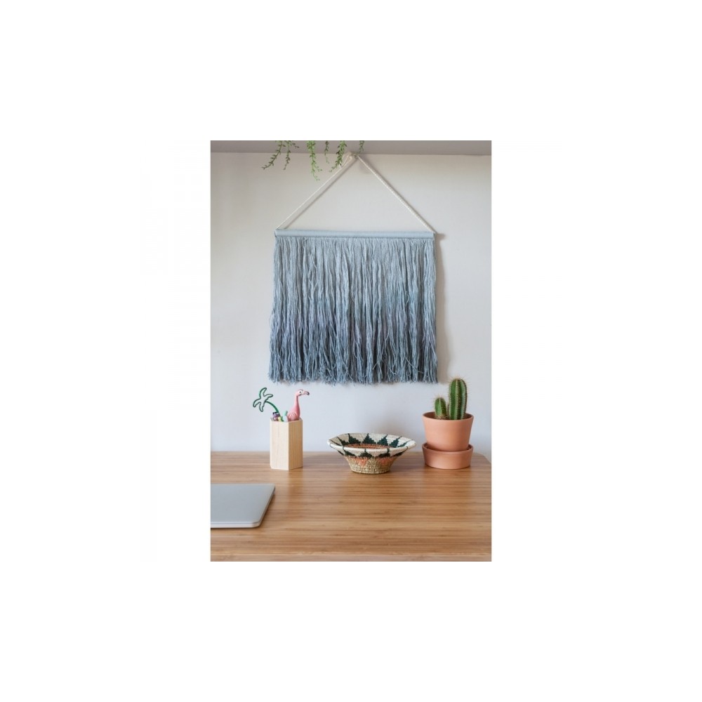Lorena Canals Wall Hanging Tie-Dye Vintage Blue