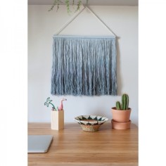 Lorena Canals Wall Hanging Tie-Dye Vintage Blue