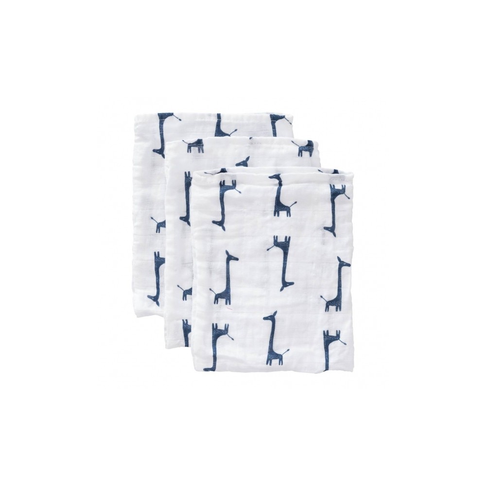 Fresk Gants de lavage, 3-Pack - Girafe