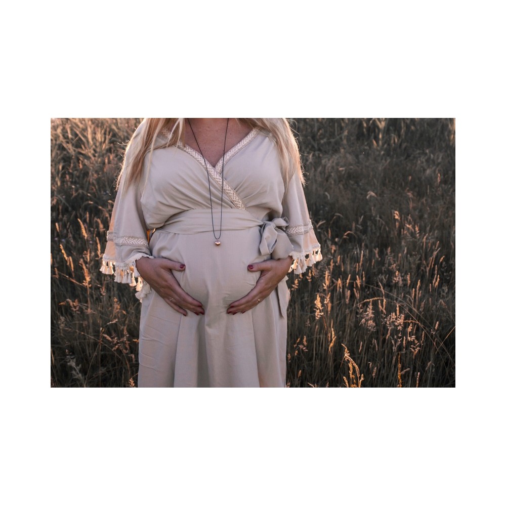 Bola Ball - Bébé bébé petite chaîne de grossesse, or