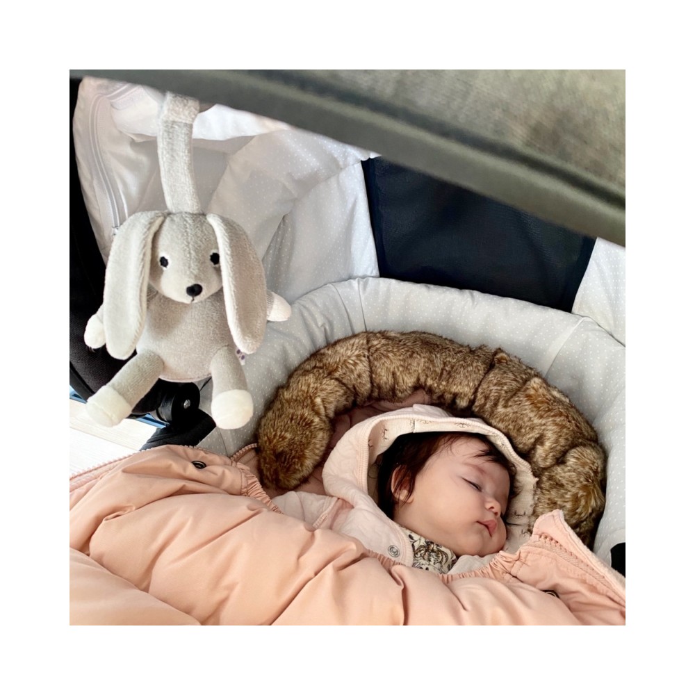 natureZOO Bio Kinderwagen-Spielzeug, Grey Rabbit