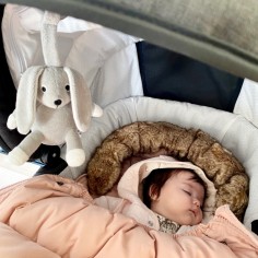 natureZOO Bio Kinderwagen-Spielzeug, Grey Rabbit