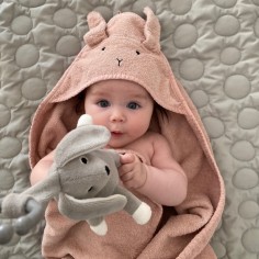 natureZOO Bio Kinderwagen-Spielzeug, Grey Rabbit