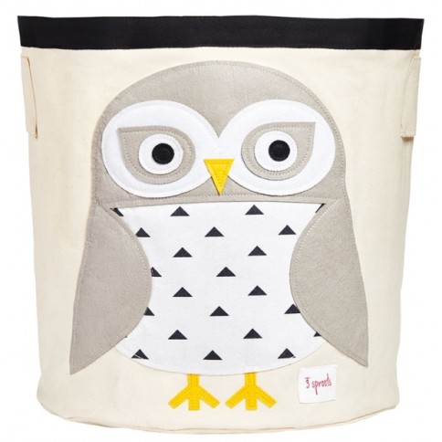 Aufbewahrungskorb, Schnee-Eule