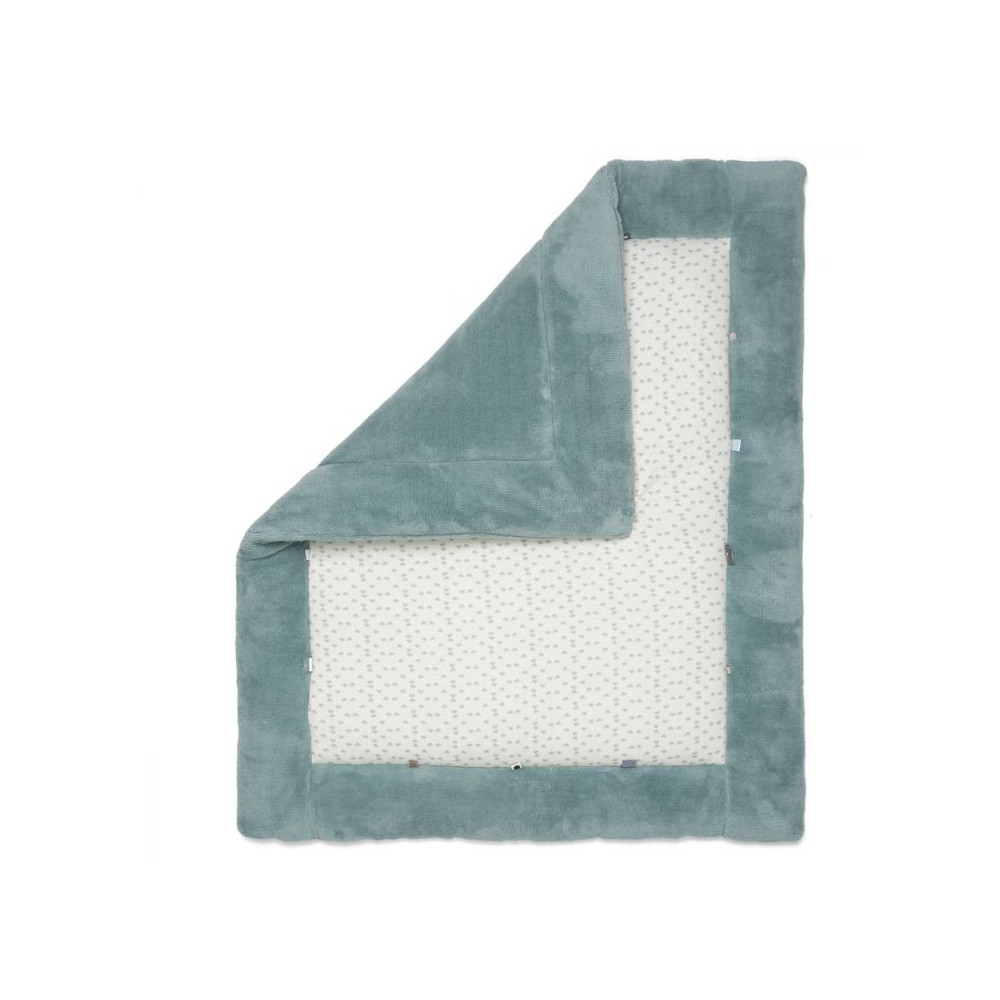 Snoozebaby Krabbeldecke / Laufgittereinlage Cheerful Playing - Grey Mist