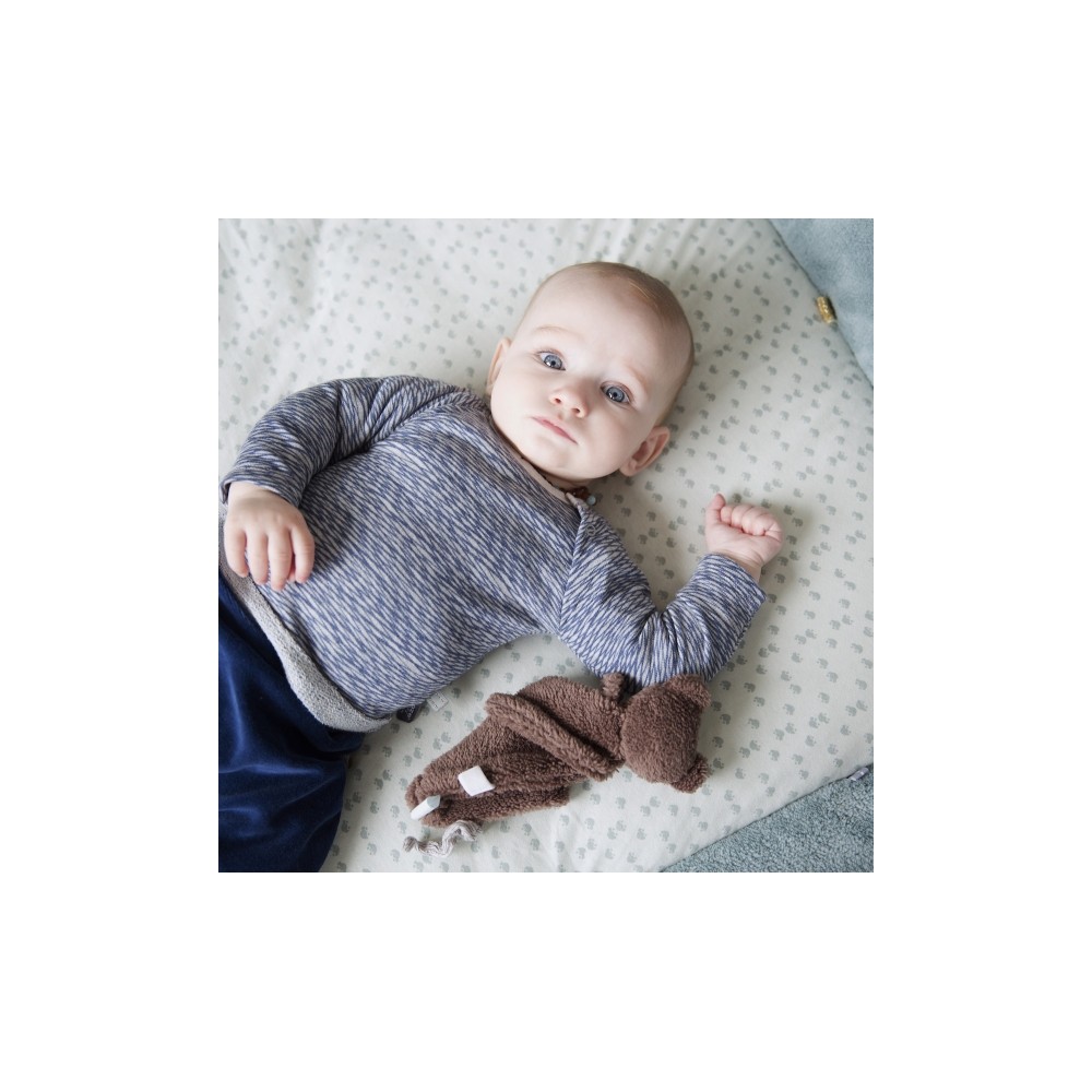 Snoozebaby Krabbeldecke / Laufgittereinlage Cheerful Playing - Grey Mist