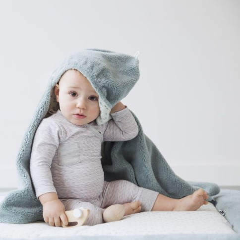 Snoozebaby Krabbeldecke / Laufgittereinlage Cheerful Playing - Grey Mist