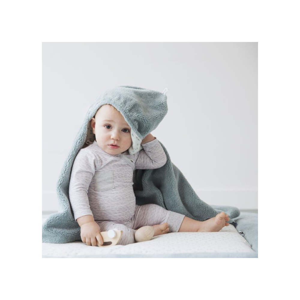 Snoozebaby Krabbeldecke / Laufgittereinlage Cheerful Playing - Grey Mist