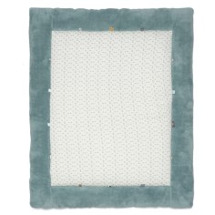 Snoozebaby Krabbeldecke / Laufgittereinlage Cheerful Playing - Grey Mist