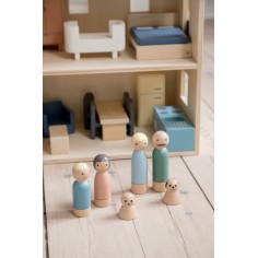 Puppen für das Sebra Puppenhaus