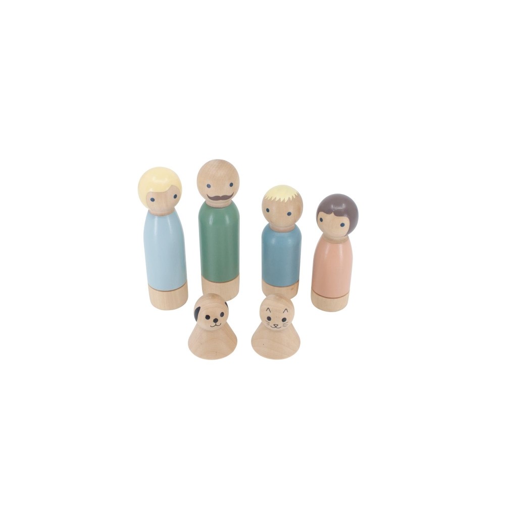 Puppen für das Sebra Puppenhaus