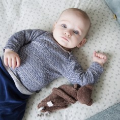 Snoozebaby Schnullerhalter Kuscheltier, Muddy Monkey