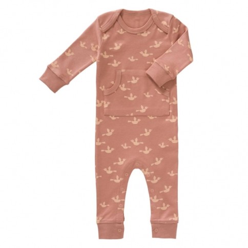 Fresk Babypyjama Bio-Baumwolle, Vögel