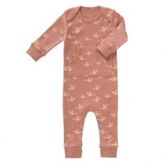 Fresk Babypyjama coton biologique, oiseaux