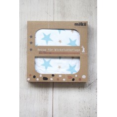 Changement de coussinet, en bambou à musselin, 2-plis, étoiles