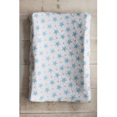 Changement de coussinet, en bambou à musselin, 2-plis, étoiles