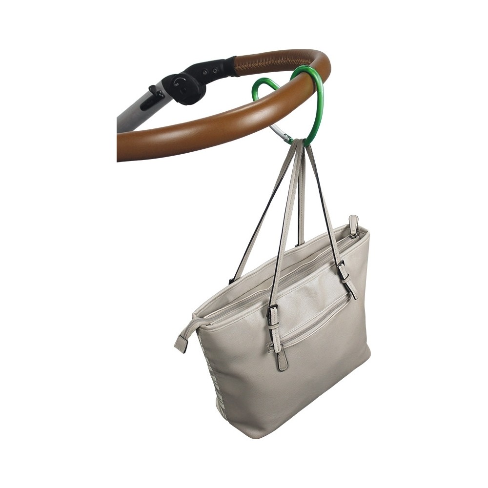 Kinderwagenhaken, Grün