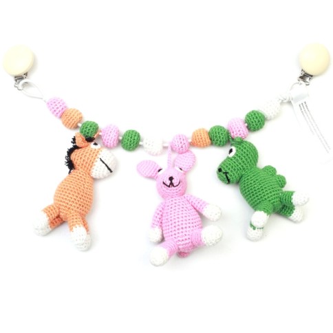 natureZOO Kinderwagenkette, Esel-Kaninchen-Kamel