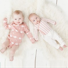 Fresk Wickelshirt, feuilles de rose moelleux