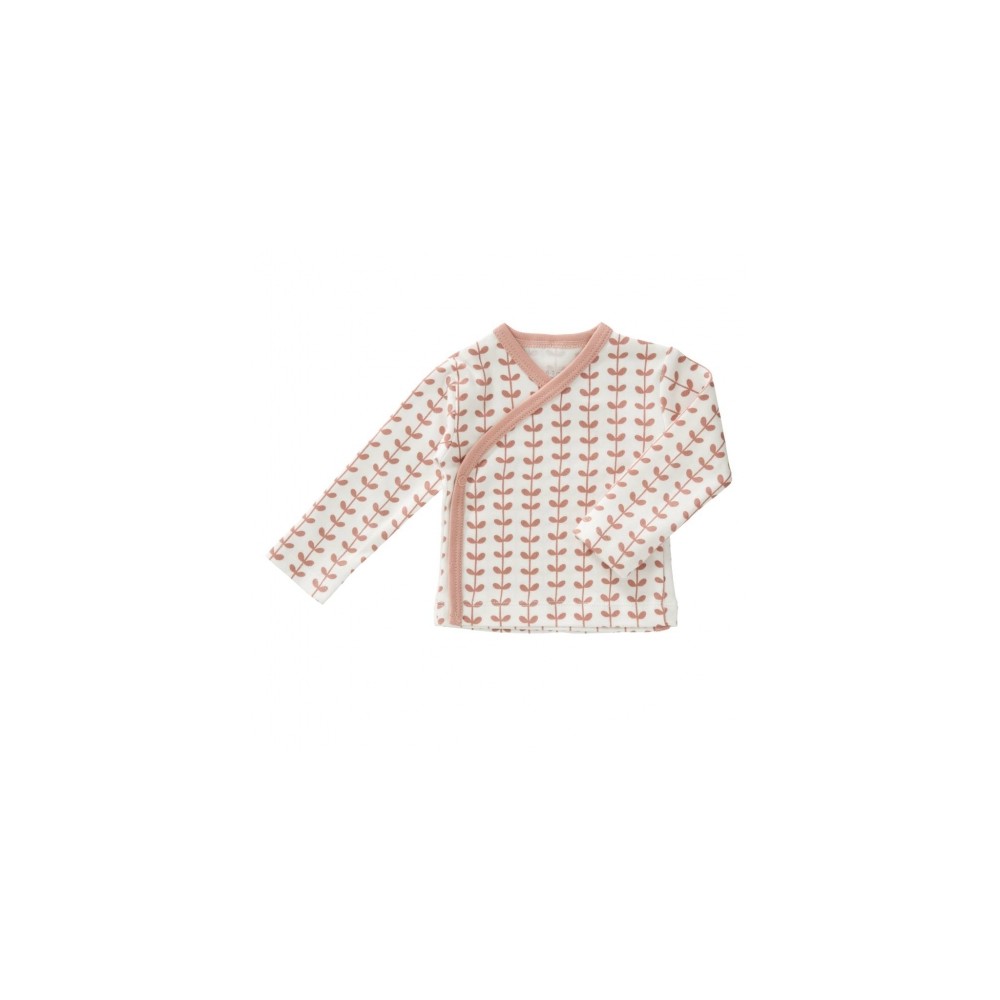Fresk Wickelshirt, Leaves Mellow rosa
