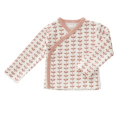 Fresk Wickelshirt, Leaves Mellow rosa