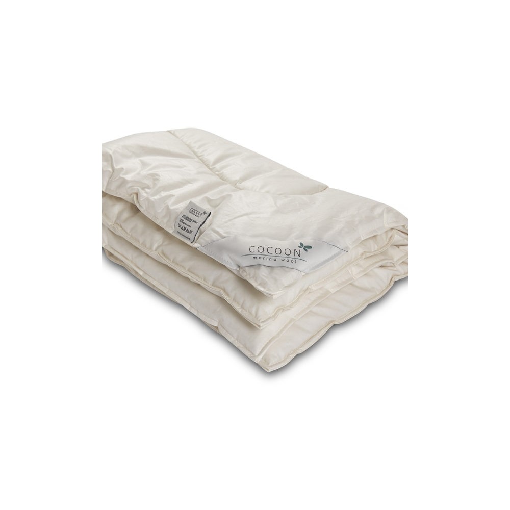 Duvet Steppdecke aus Merino Wolle (300g/m2)